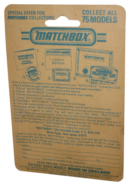 Matchbox Superfast Lesney (1976) Personnel Carrier Green Military Vintage Toy No. 54