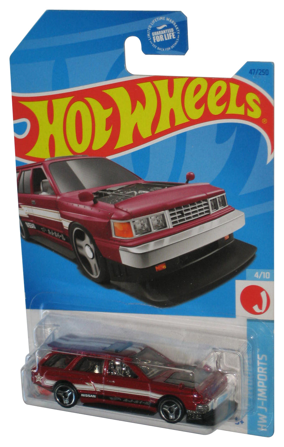 Hot Wheels HW J-Imports 4/10 (2021) Red Nissan Maxima Drift Car Toy 47/250