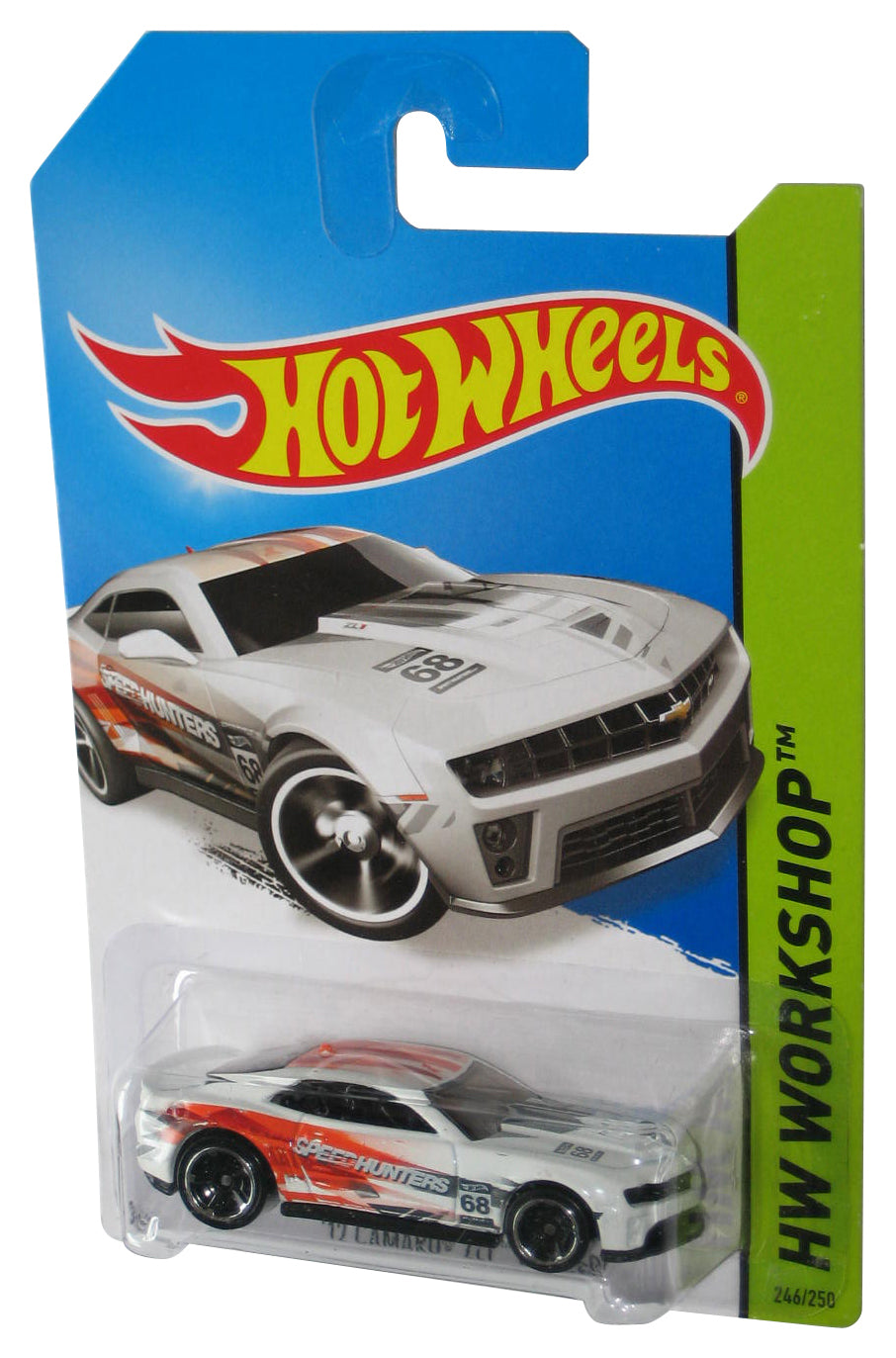 Hot Wheels HW Workshop (2013) White '12 Camaro ZL1 Concept Car 246/250 - (Speed Hunters)