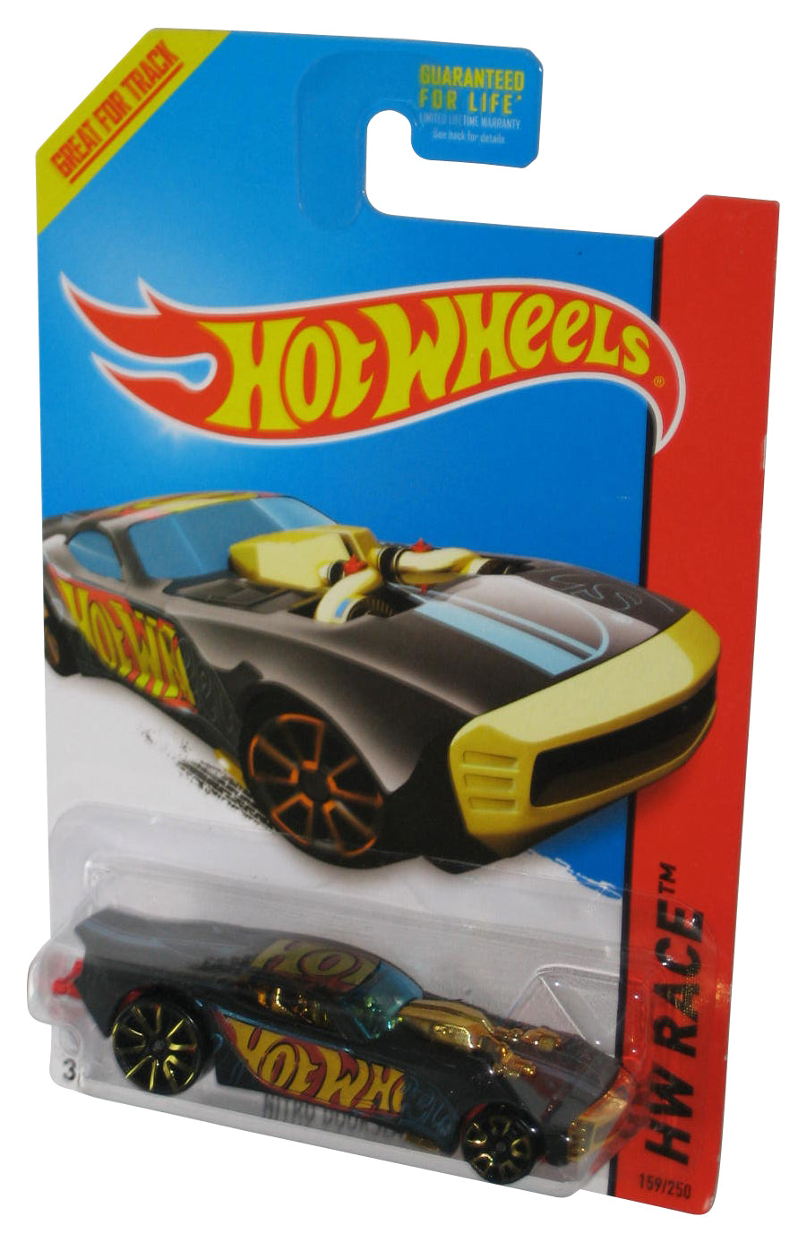 Hot Wheels HW Race (2013) Black Nitro Doorslammer Toy Car 159/250