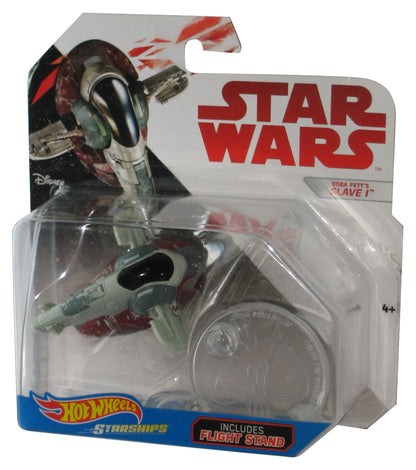 Star Wars Hot Wheels (2016) Boba Fett's Slave 1 Die-Cast Starship Vehicle Toy - (Plastic Partial Loose From Card)