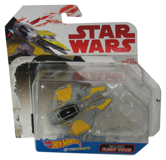 Star Wars Hot Wheels (2017) Anakin Skywalker's Jedi Starfighter Starships Toy - (Plastic Loose From Card)