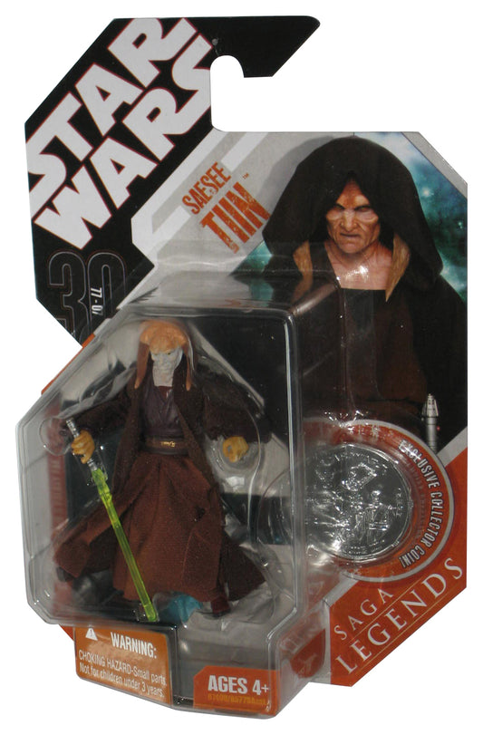 Star Wars Saga Legends 30th Anniversary (2007) Saesee Tiin Figure w/ Silver Coin