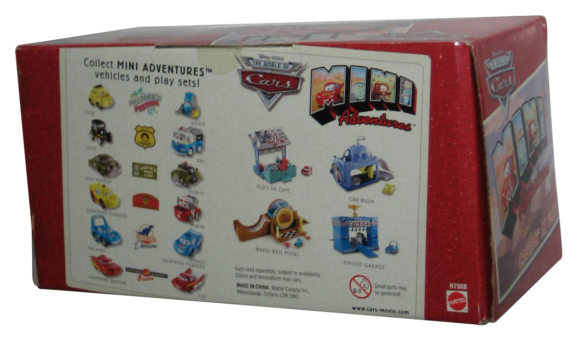 Disney Cars Mini Adventures Cruisin' At Flo's Sally Mater Doc Hudson Toy Car Box Set - (Cars Loose In Packaging)