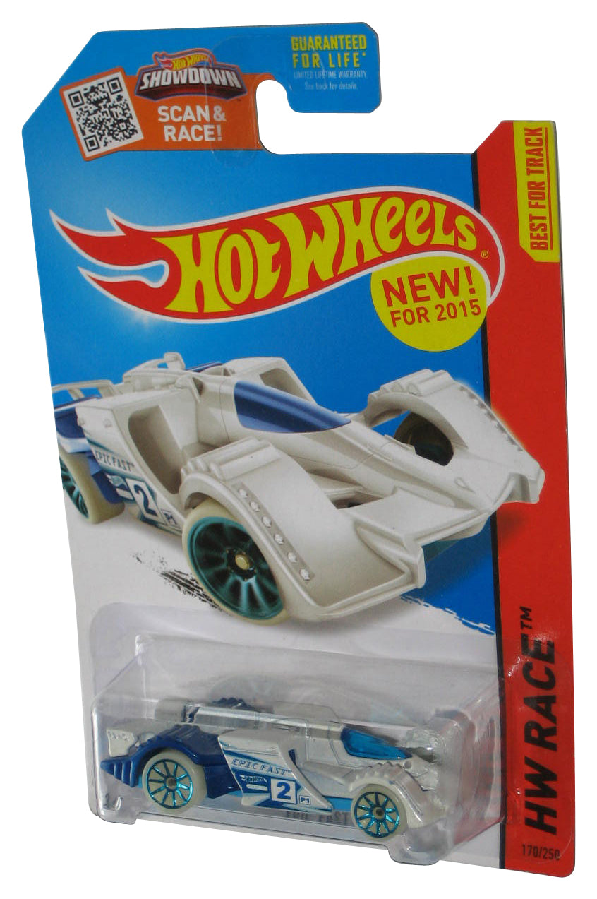 Hot Wheels Showdown HW Race (2013) Epic Fast White Toy Car 170/250