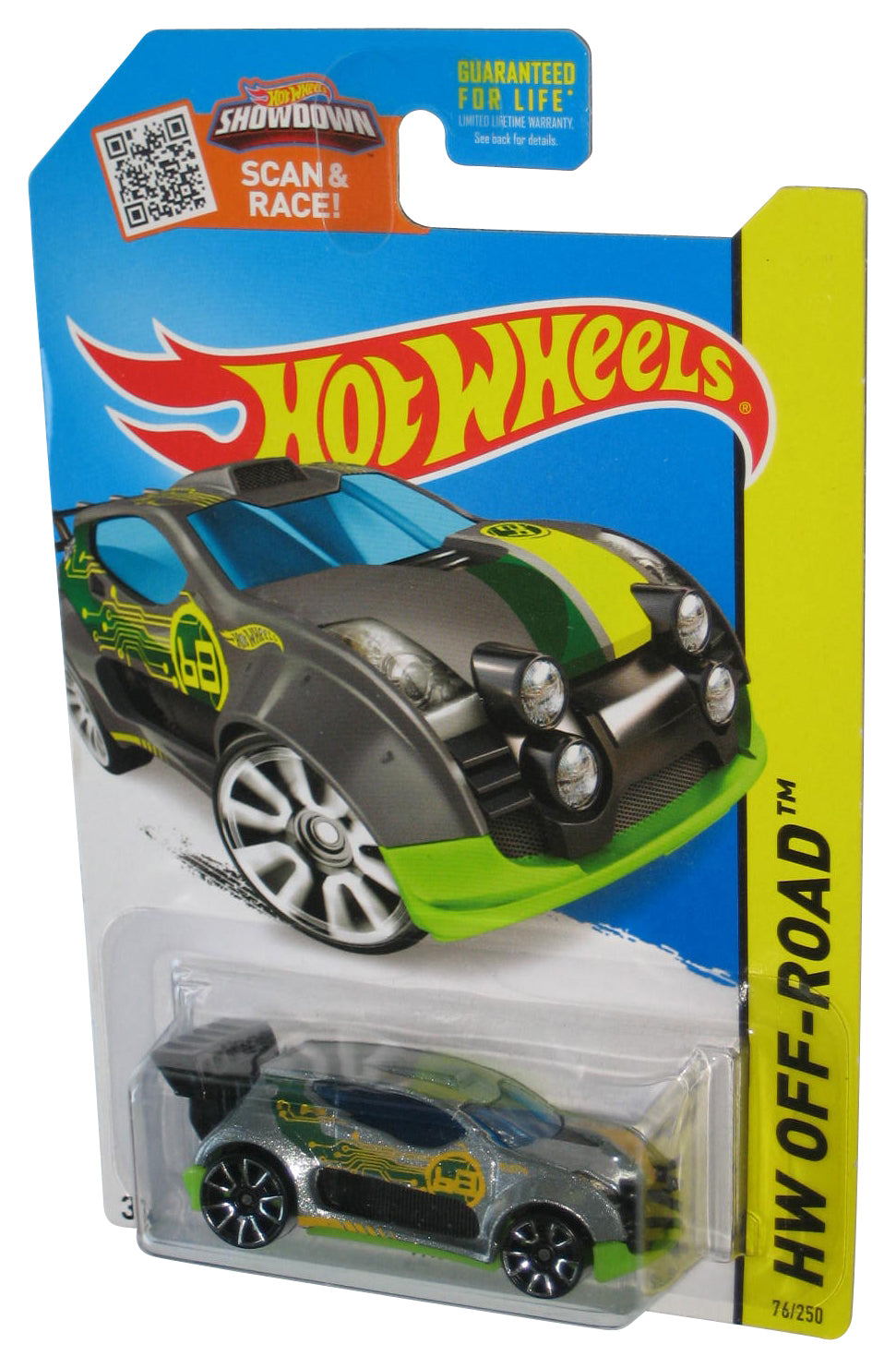Hot Wheels HW Off-Road (2013) Silver Fast 4WD Toy Car 76/250