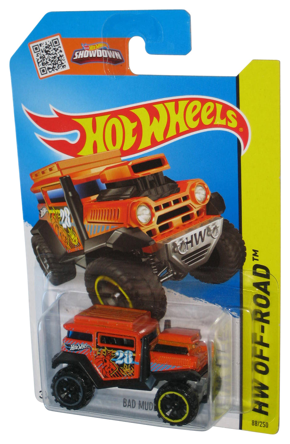 Hot Wheels HW Off-Road (2013) Orange Bad Mudder 2  Toy Vehicle 88/250