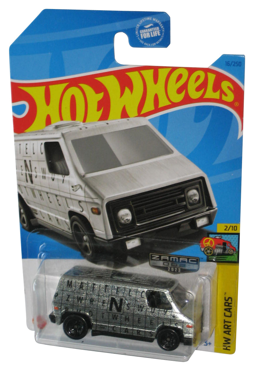 Hot Wheels HW Art (2021) Mattel Silver 70s Van Die-Cast Toy 16/250