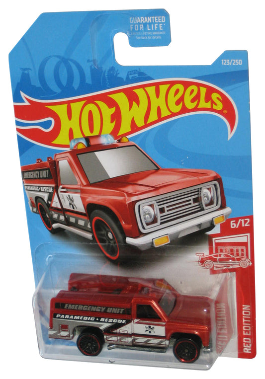 Hot Wheels Red Edition 6/12 (2017) HW Rapid Responder Toy Truck 123/250