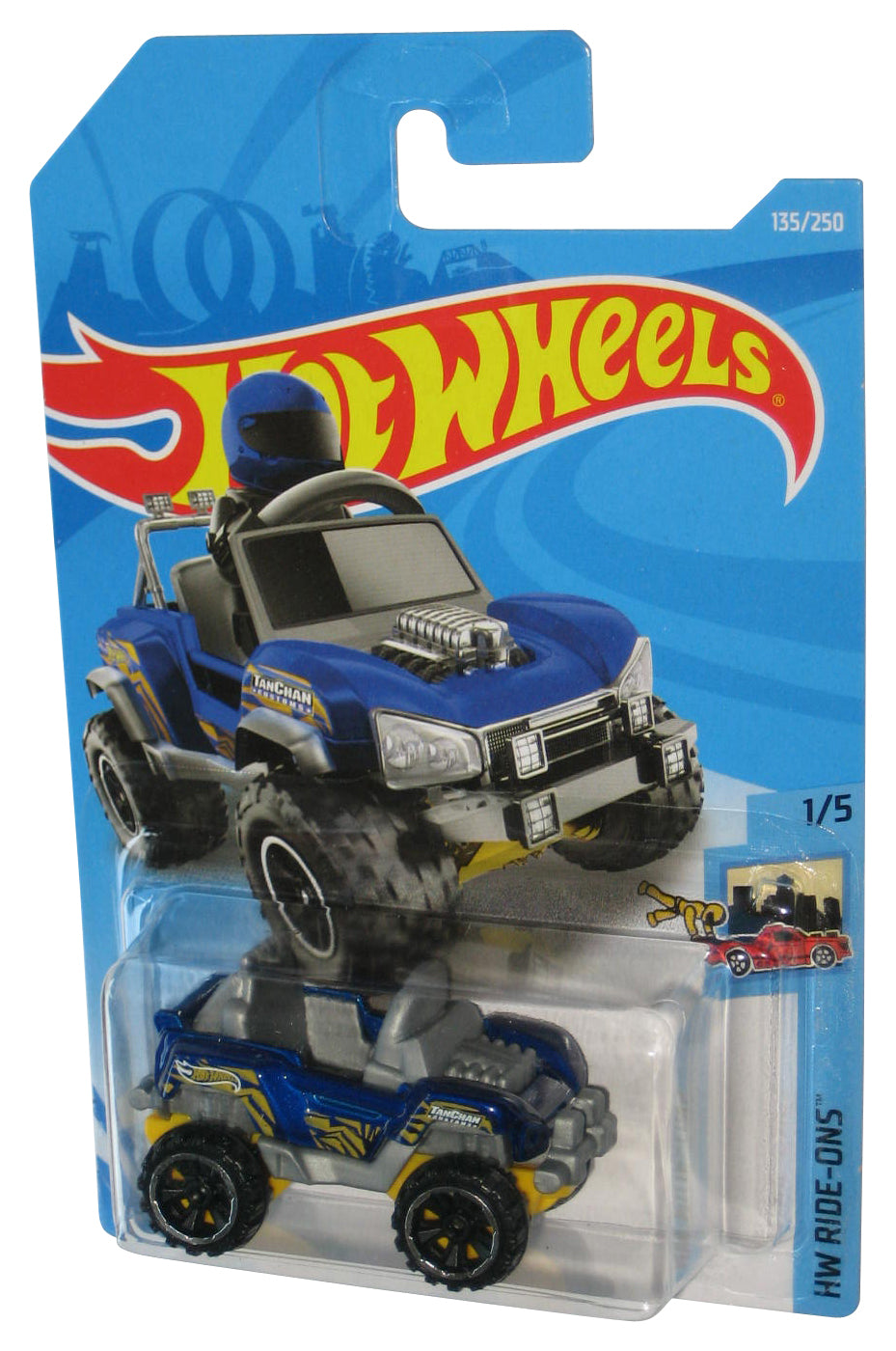 Hot Wheels HW Ride-Ons 1/5 (2017) Blue Bogzilla Toy Car 135/250