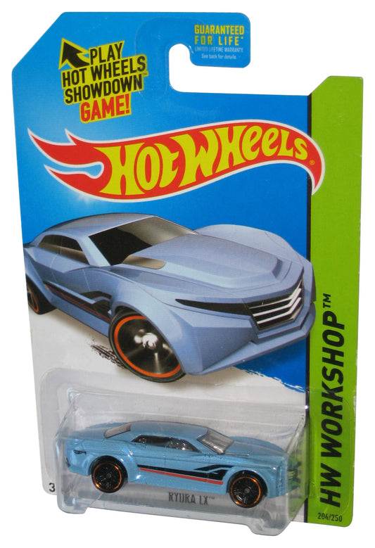 Hot Wheels Showdown HW Workshop (2013) Blue Ryura LX Toy Car 204/250