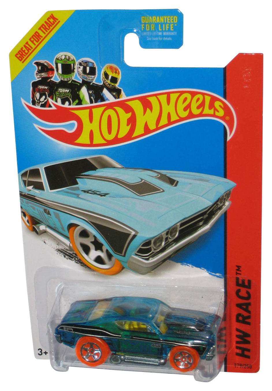 Hot Wheels HW Race (2013) Blue '69 Chevelle Toy Car 179/250