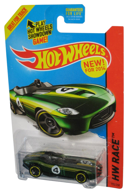 Hot Wheels HW Race (2014) Green Rrroadster Toy Car 155/250