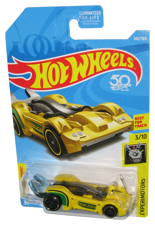 Hot Wheels Experimotors 3/10 (2017) Yellow Tooligan Car Toy 342/365