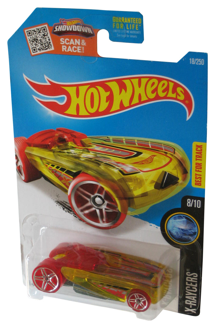 Hot Wheels X-Raycers 8/10 (2015) Yellow Pharodox Toy Car 18/250