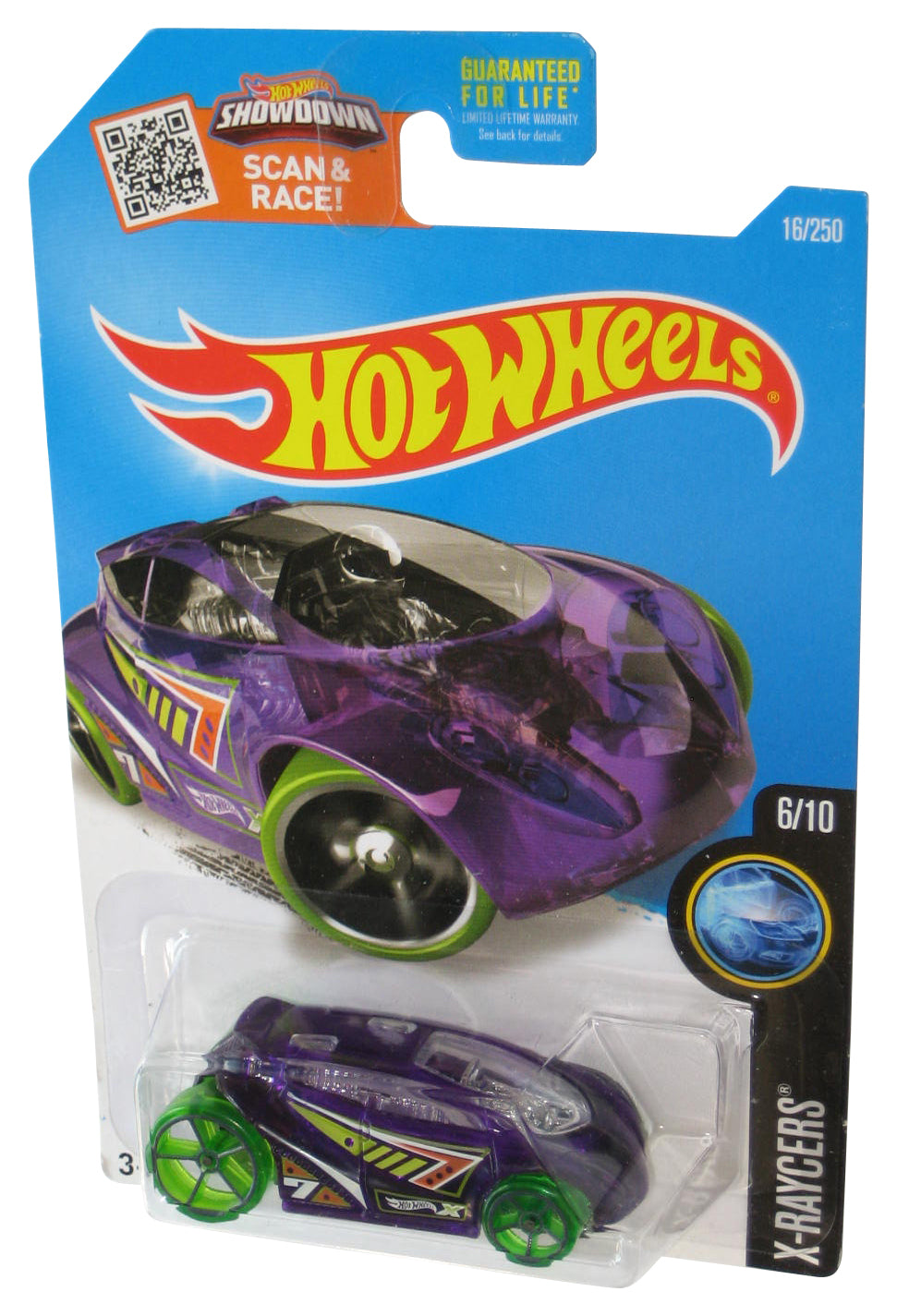 Hot Wheels X-Raycers 6/10 (2015) Purple Vandetta Toy Car 16/250