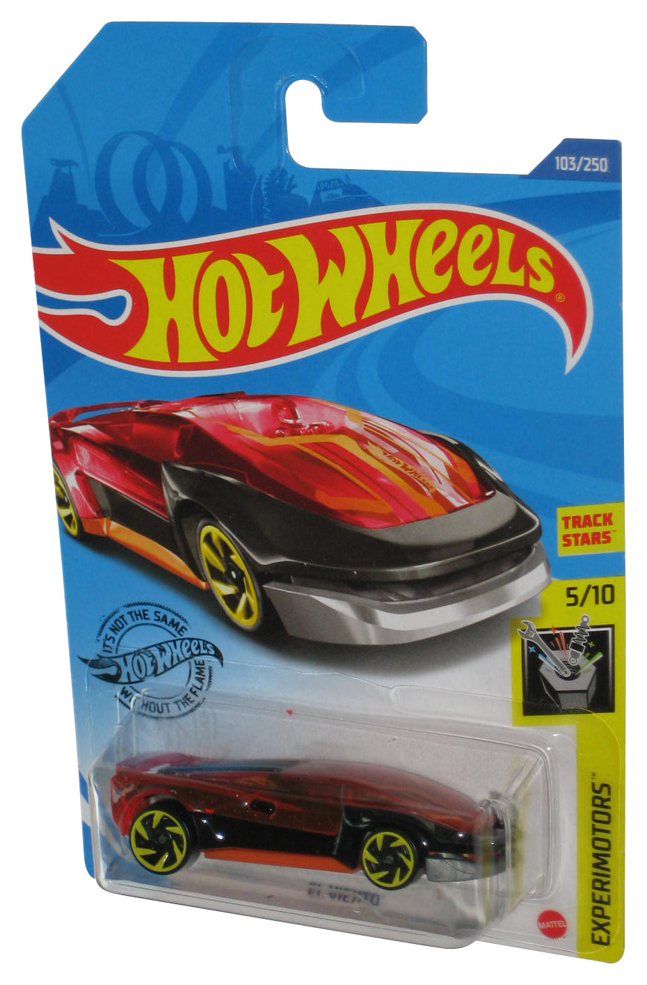 Hot Wheels Experimotors 5/10 (2018) Red El Viento Toy Car 103/250