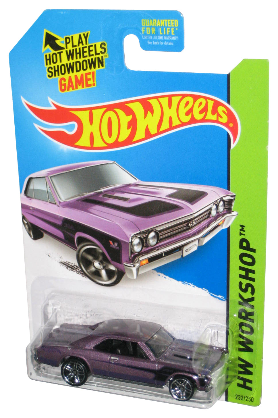 Hot Wheels HW Workshop (2013) Purple '67 Chevelle SS 396 Car 232/250