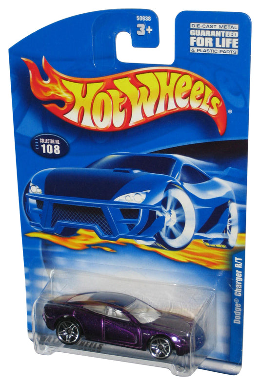 Hot Wheels Dodge Charger R/T (2001) Purple Collector Toy Car #108