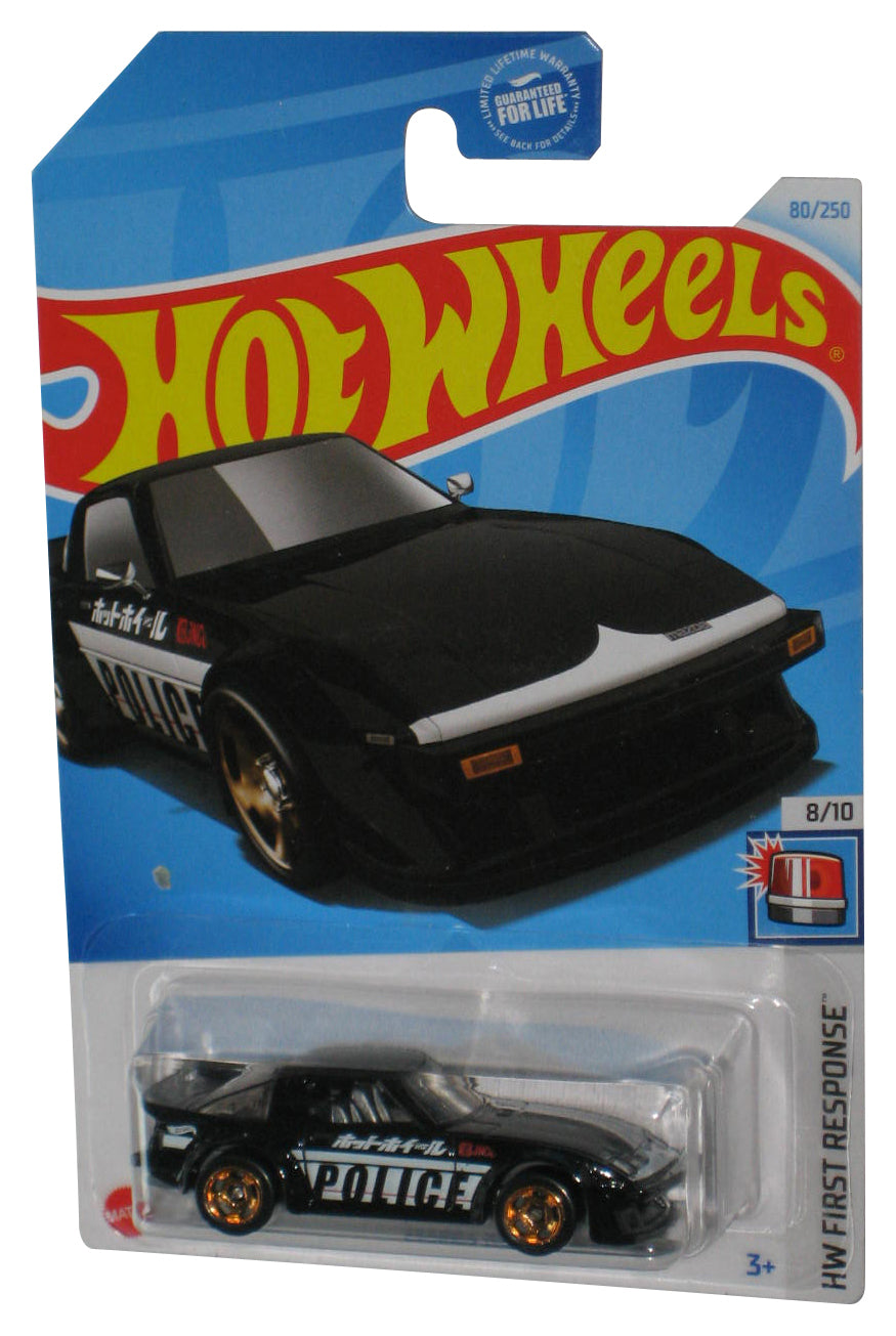 Hot Wheels HW First Response 8/10 (2021) Black Mazda RX-7 Toy Car 80/250