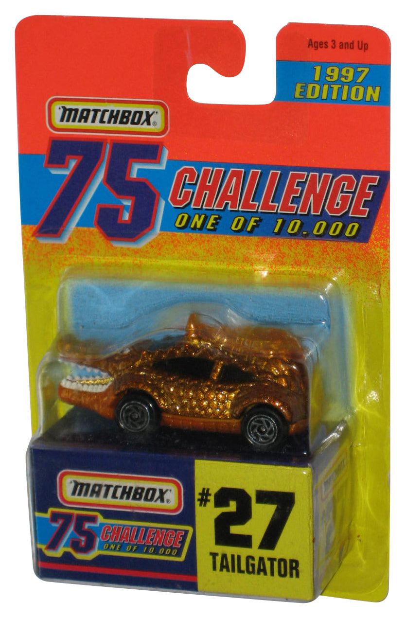 Matchbox Challenge 1997 Edition 75th Gold Tailgator Toy Car #27