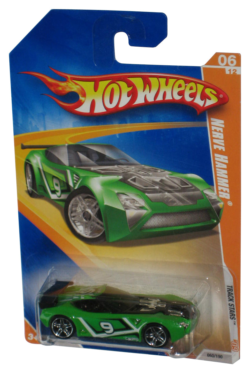 Hot Wheels Track Stars '09 06/12 Green Nerve Hammer Toy Car 060/190