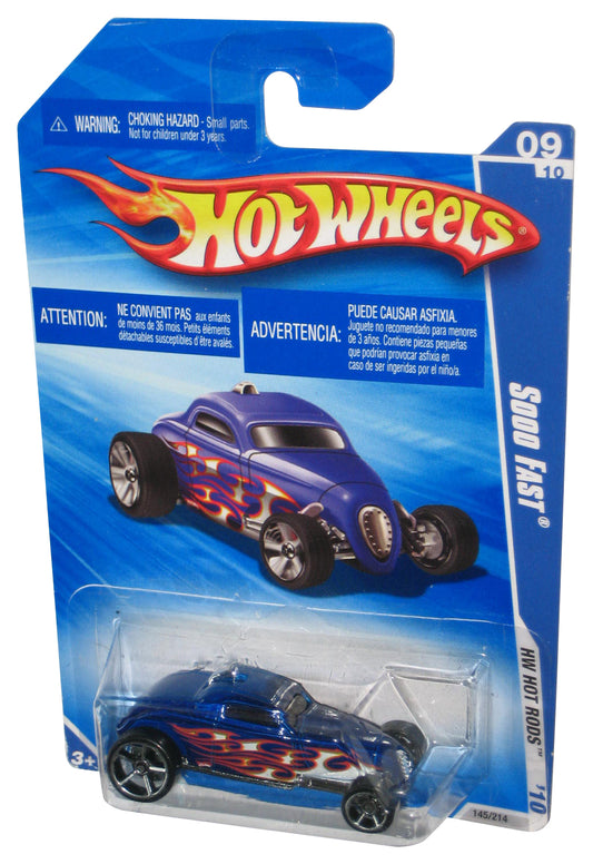 Hot Wheels HW Hot Rods '10 09/10 Blue Sooo Fast Toy Car 145/214