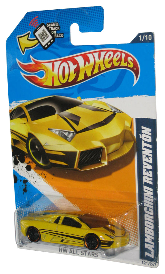Hot Wheels HW All Stars '12 1/10 Yellow Lamborghini Reventon Toy Car 121/247