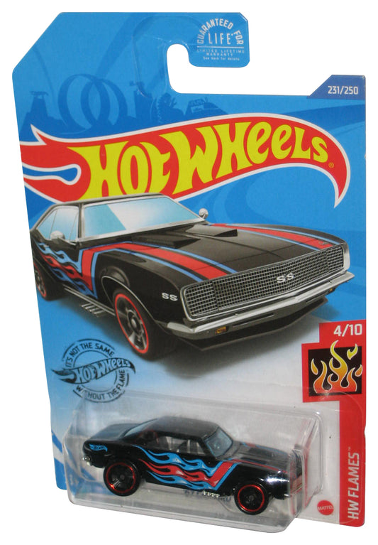 Hot Wheels HW Flames 4/10 (2017) Black '67 Camaro Toy Car 231/250