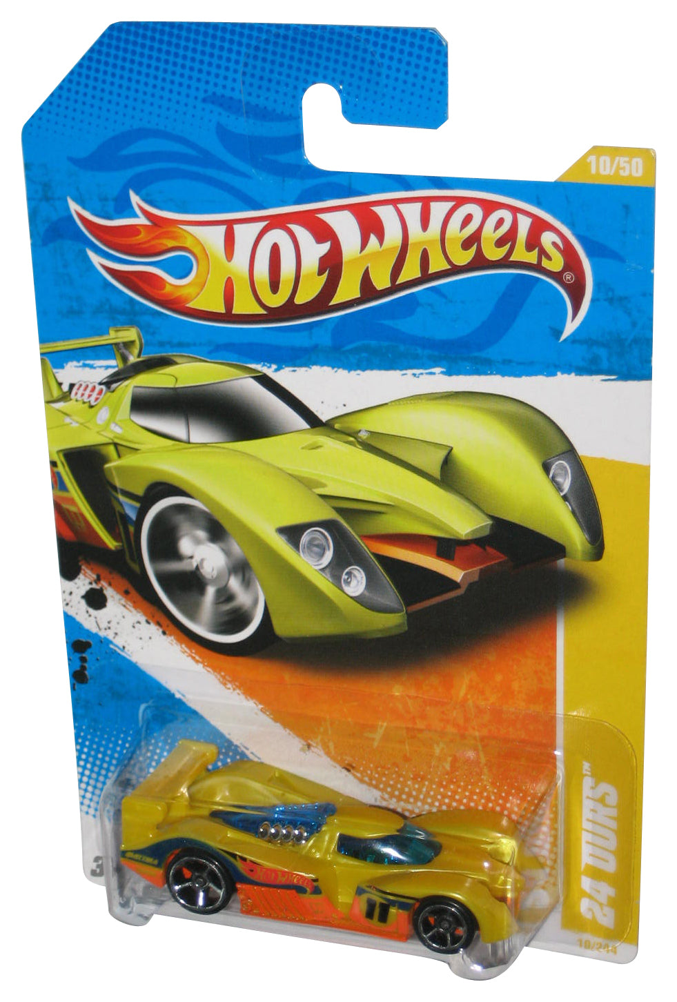 Hot Wheels 2011 New Models 10/50 Yellow 24 Ours Toy Car 10/244