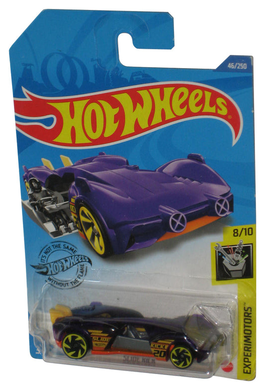 Hot Wheels Experimotors 8/10 (2018) Purple Slide Kick Toy Car 46/250