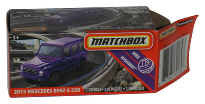 Matchbox MBX Highway 2015 Mercedes-Benz G 550 Purple Toy Car - (Power Grabs Box)