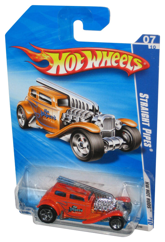 Hot Wheels HW Hot Rods '10 Orange Straight Pipes Toy Car 145/240