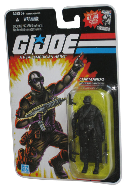 GI Joe Comic Series Snake Eyes Commando (2008) Hasbro 3.75 Inch Figure