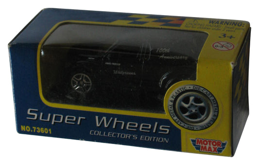 Motor Max Super Wheels Black Panel Cruiser Black Toy Car - (Walgreens Exclusive 100th Anniversary)