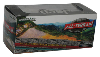 All-Terrain 2013 Jeep Wrangler Unlimited Freedom Edition (2020) Greenlight 1:43 Blue Toy Vehicle