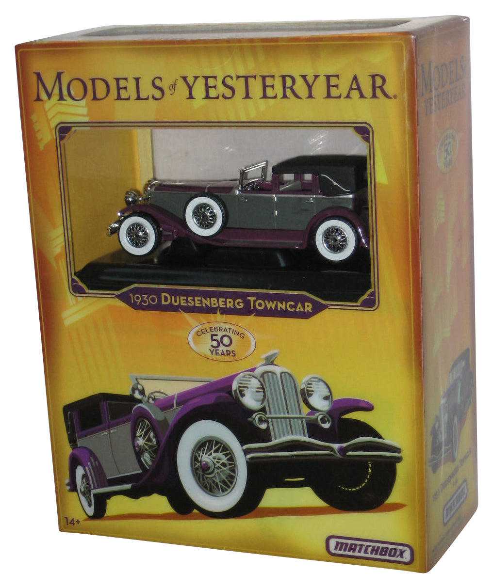 Matchbox Models of Yesterday (2006) Mattel Purple 1930 Duesenberg Towncar Van Box Set
