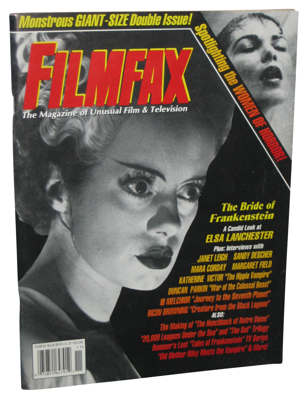 Filmfax Magazine of Unusual Film & Televions Magazine Book No. 58