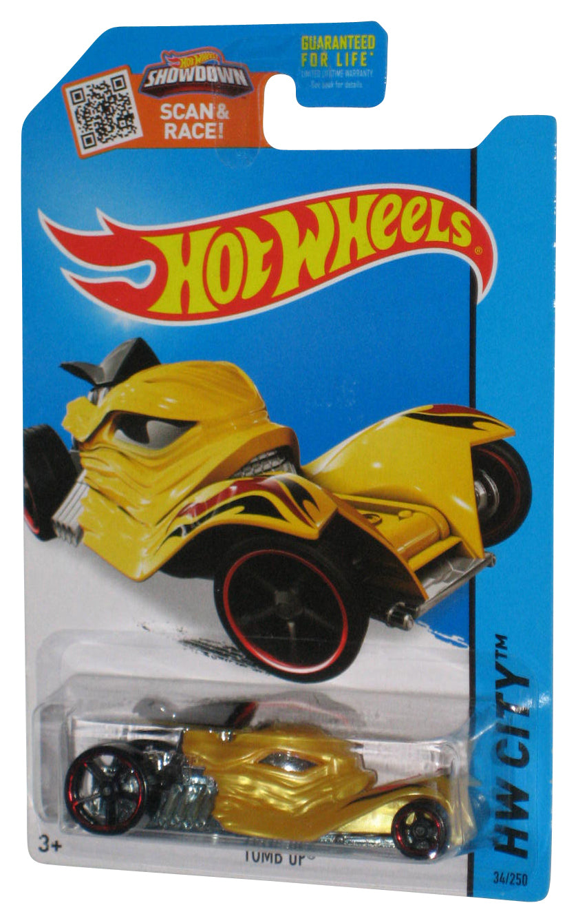 Hot Wheels HW City (2013) Yellow Tomb Up Toy Car 34/250