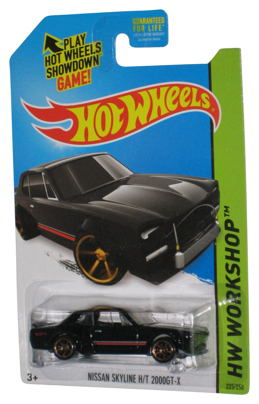 Hot Wheels HW Workshop (2013) Nissan Skyline H/T 2000GT-X Black Car 225/250