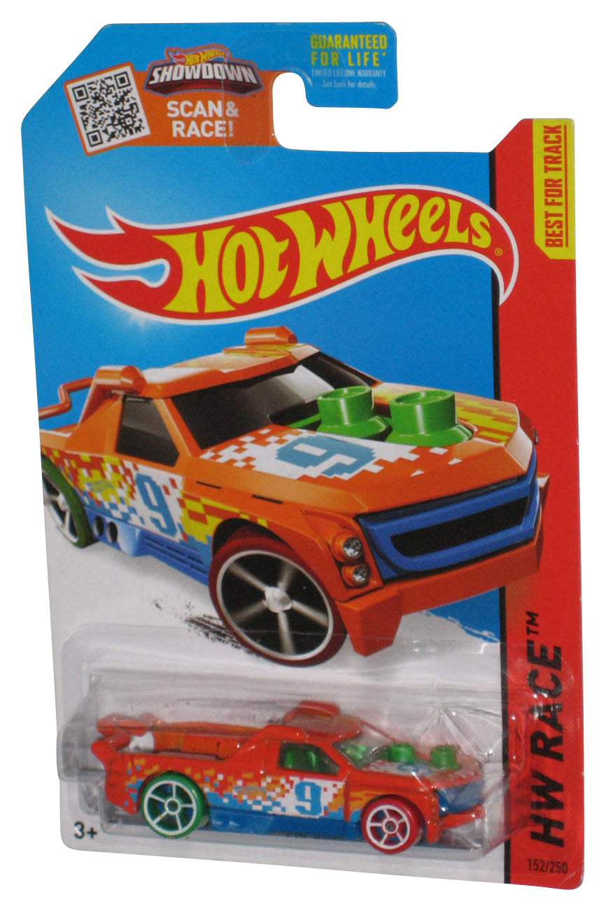Hot Wheels HW Race (2013) Orange Fig Rig Toy Car 152/250