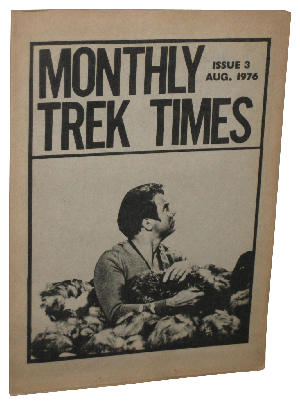 Star Trek Monthly Times Aug. 1976 Issue #3 Newsletter Vintage Book
