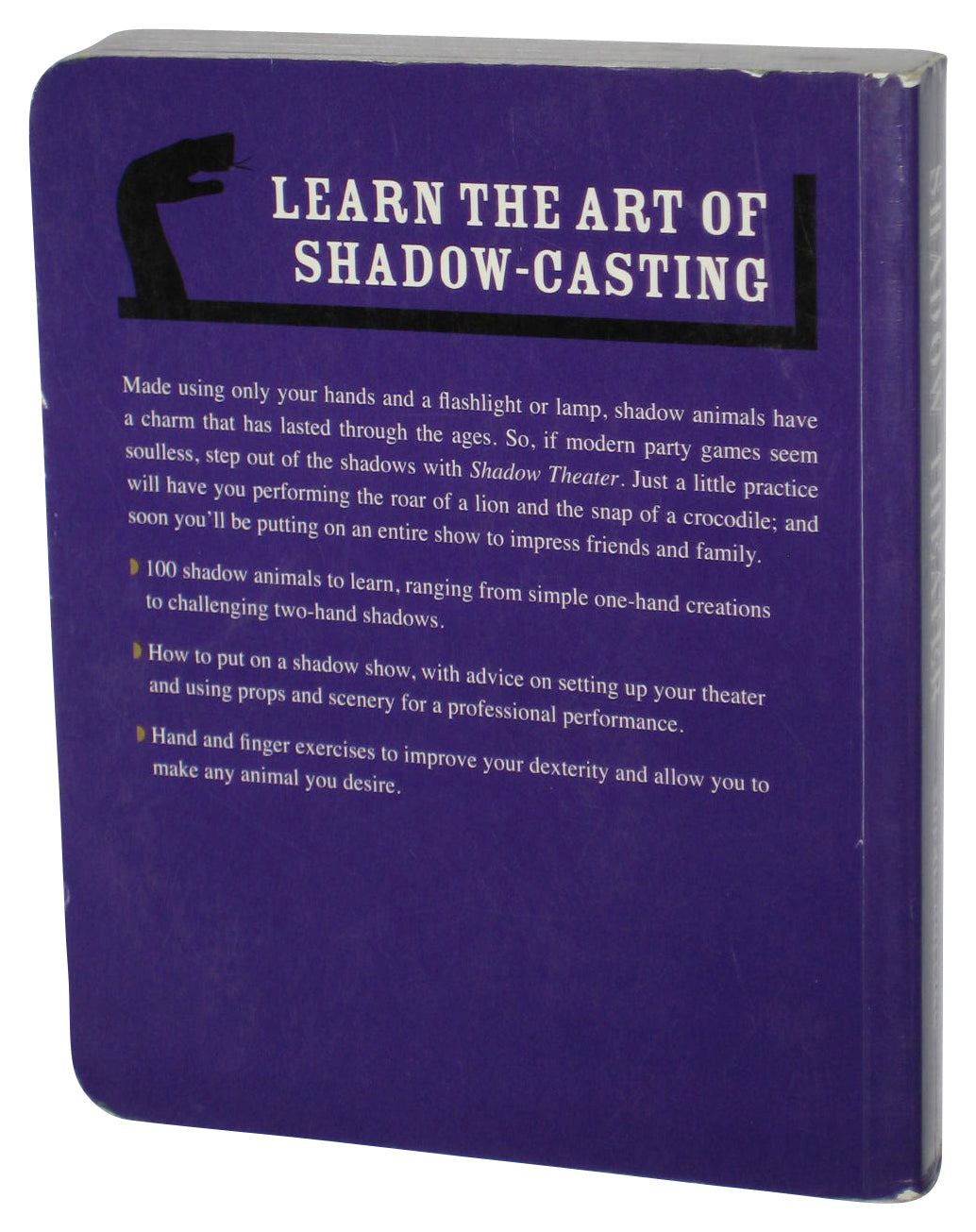 Shadow Thater Create 100 Shadow Animals Paperback Book - (Sophie Collins / Entertain Your Friends In The Dark)