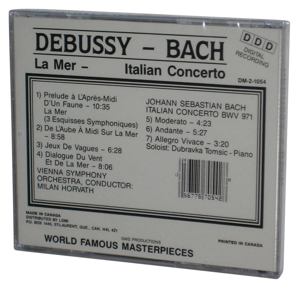 La Mer Italian Concerto Debussy Bach Audio Music CD
