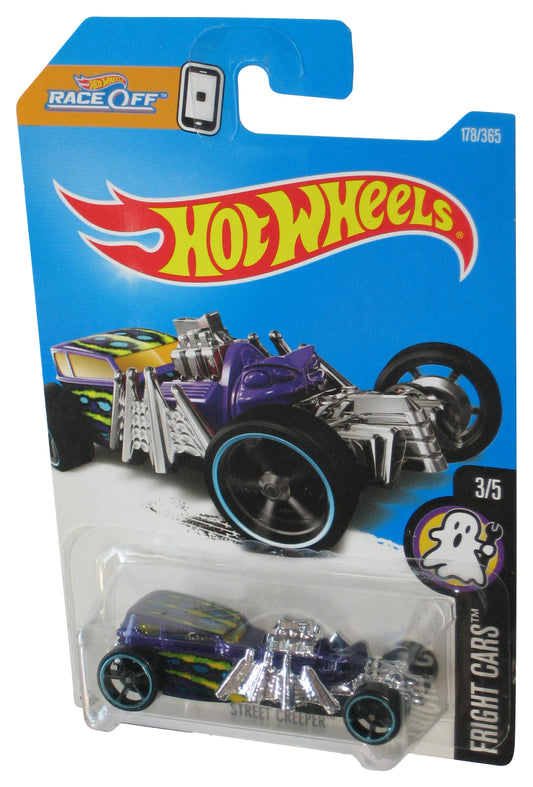 Hot Wheels Fright Cars 3/5 (2015) Purple Street Creeper Toy Car 178/365