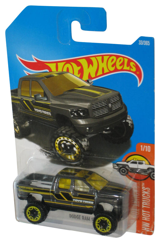 Hot Wheels HW Trucks 1/10 (2015) Dark Gray Dodge Ram 1500 Toy Truck 33/365