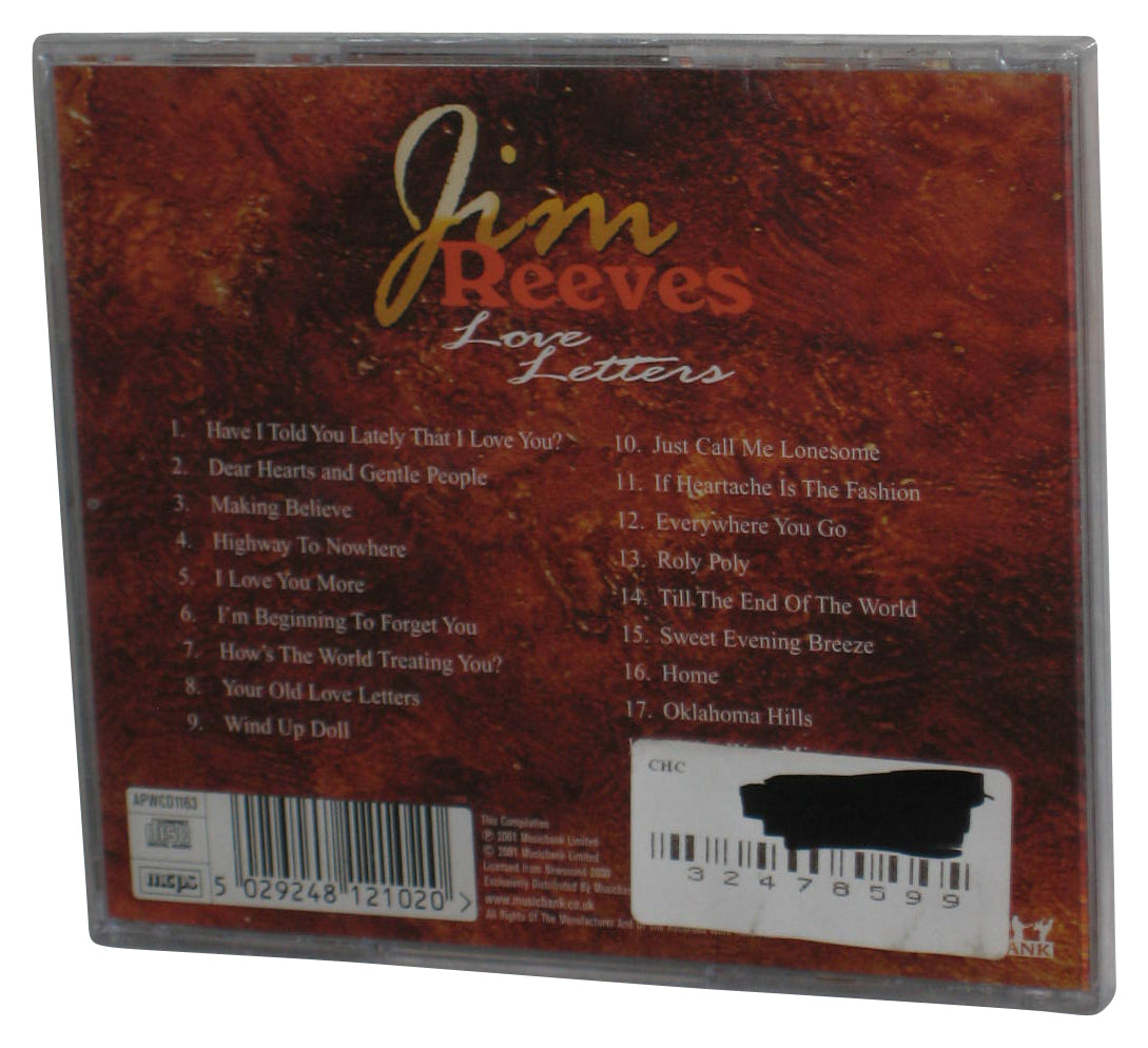 Jim Reeves Love Letters (2001) Musicbank Audio Music CD
