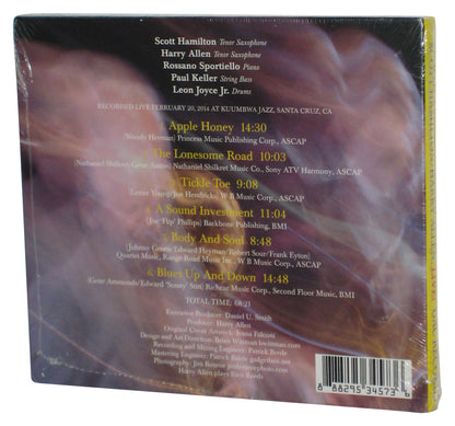 Live! Scott Hamilton & Harry Allen Audio Music CD