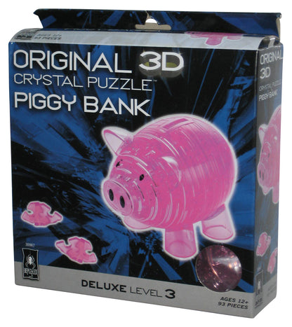 Bepuzzled Original 3D Crystal Puzzle (2014) Pink Piggy Bank