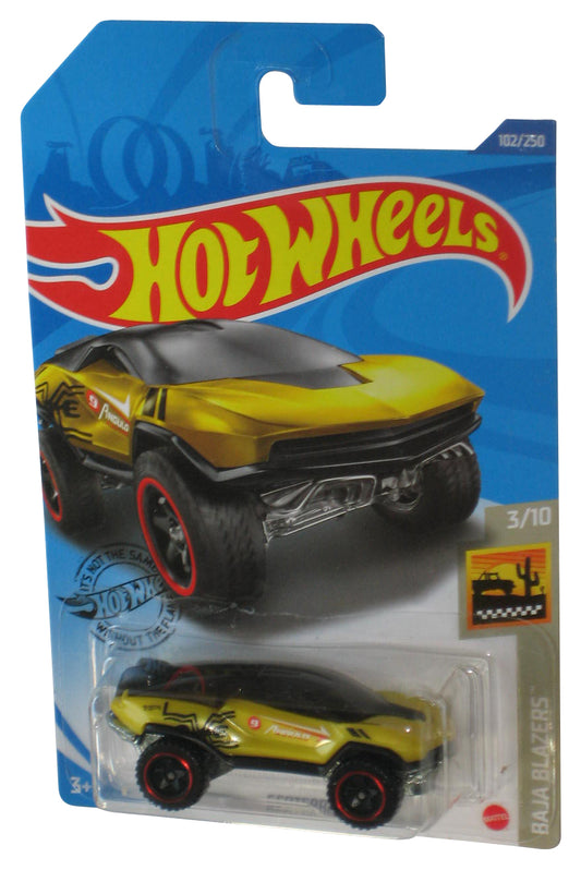 Hot Wheels Baja Blazers 3/10 (2020) Yellow Geoterra Toy Car 102/250